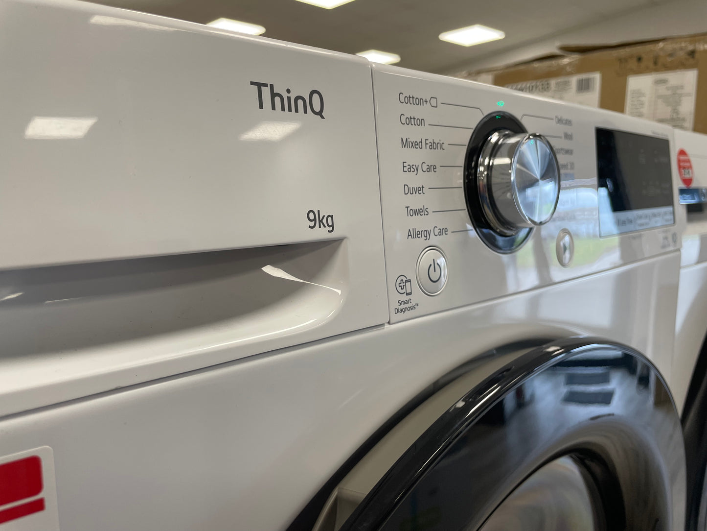 LG Dual Dry FDV309WN WiFi-enabled 9 kg Heat Pump Tumble Dryer - White