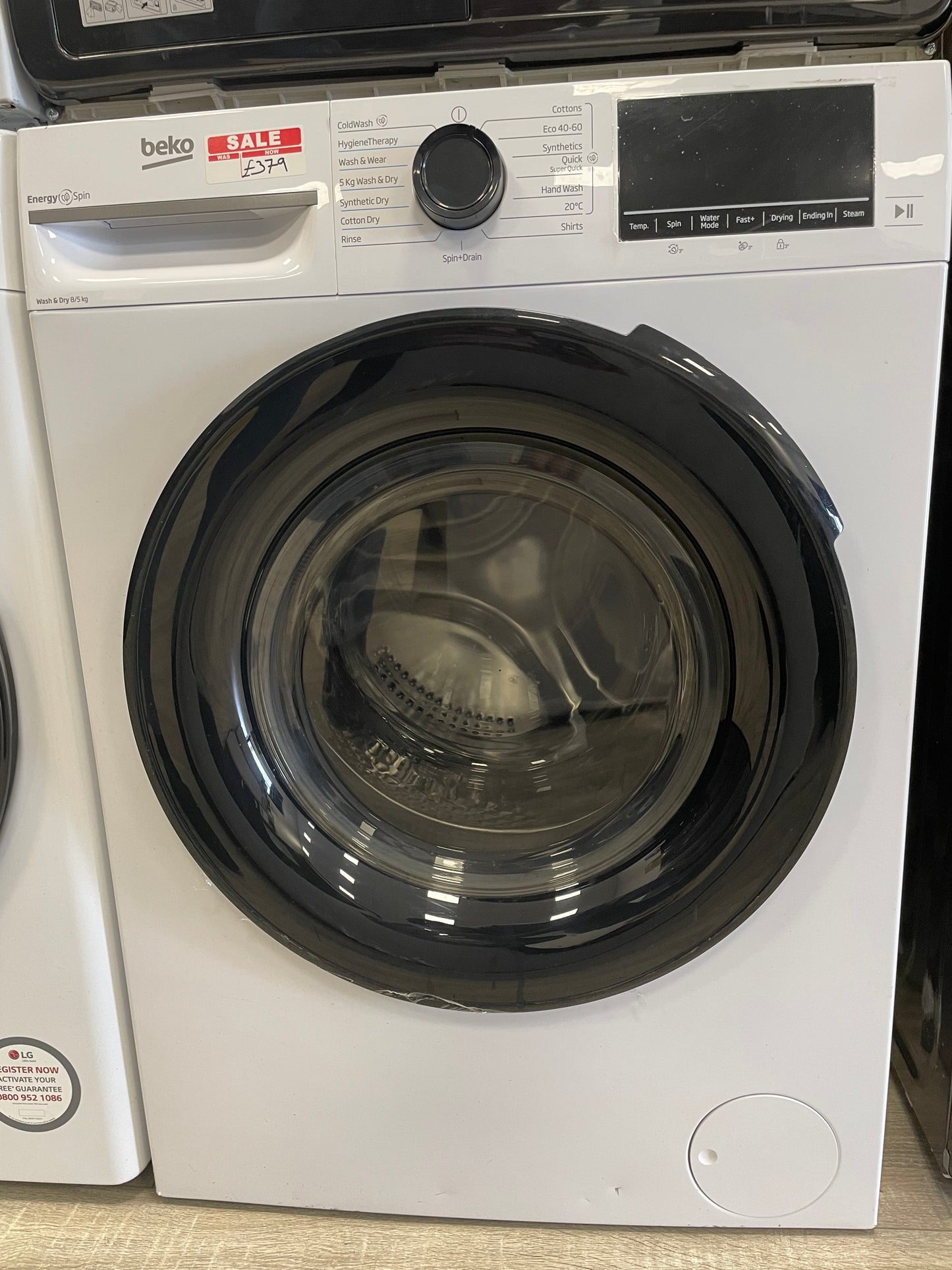 BEKO Pro BM3DT68342W 8 kg Washer Dryer - White