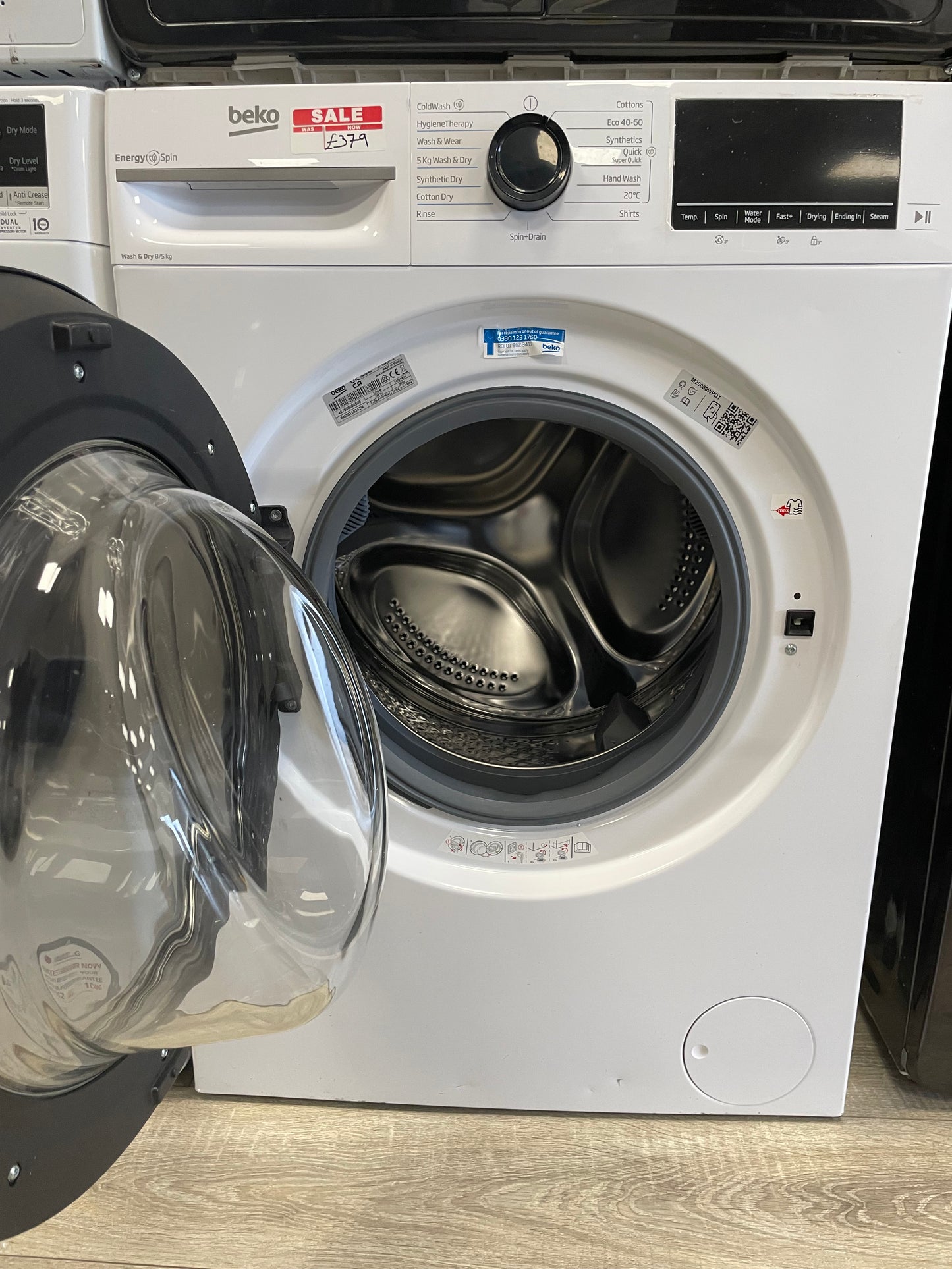 BEKO Pro BM3DT68342W 8 kg Washer Dryer - White