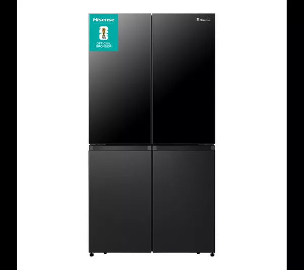 HISENSE RQ5X560SFLEF Smart Fridge Freezer - Premium Black