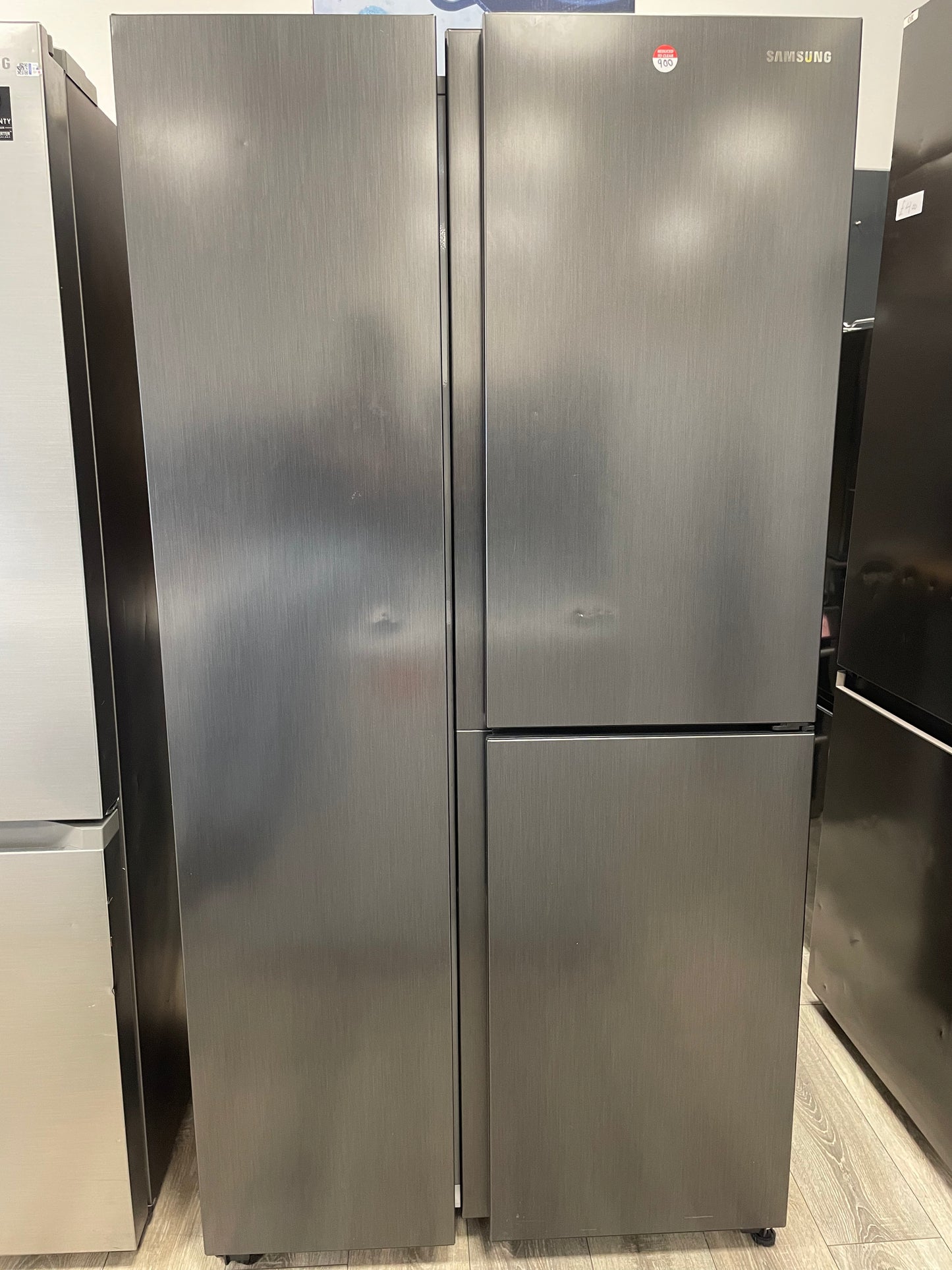 SAMSUNG Series 9 Beverage Center RH69CG895DB1EU Smart American-Style Fridge Freezer - Black