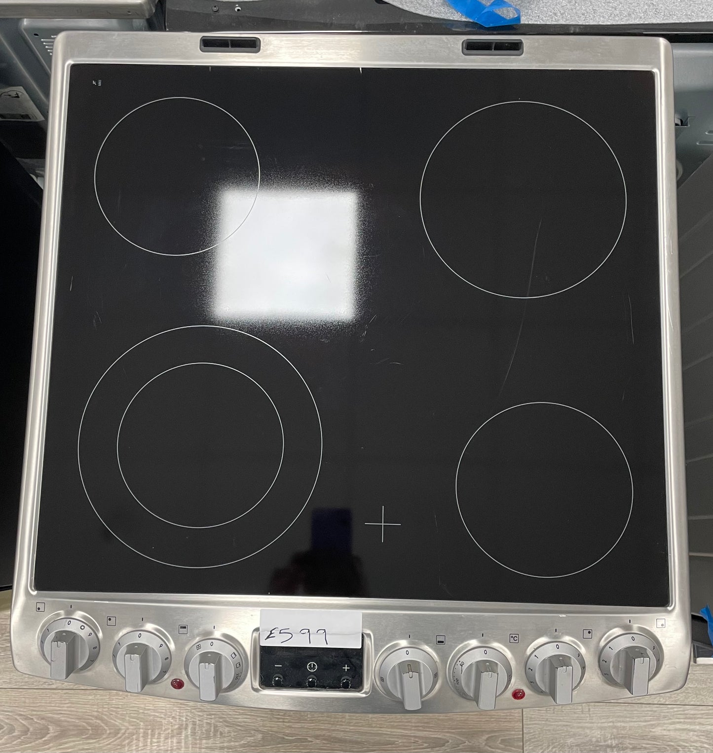 AEG CCS6741ACM 60 cm Electric Ceramic Cooker - Stainless Steel