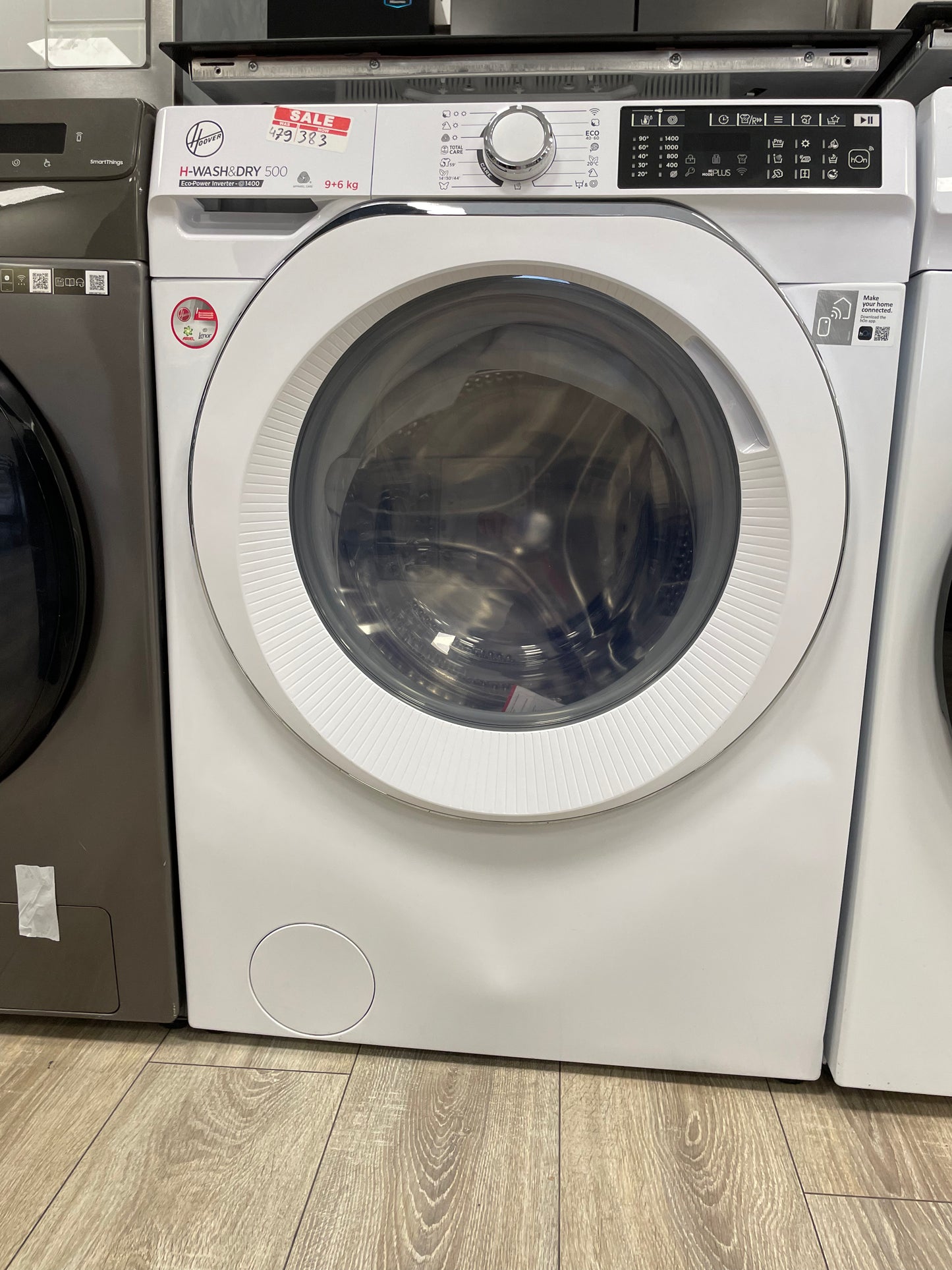 H-Wash & Dry 500 Washer Dryer - White - 9/6kg (HD 496AMC/1-80)