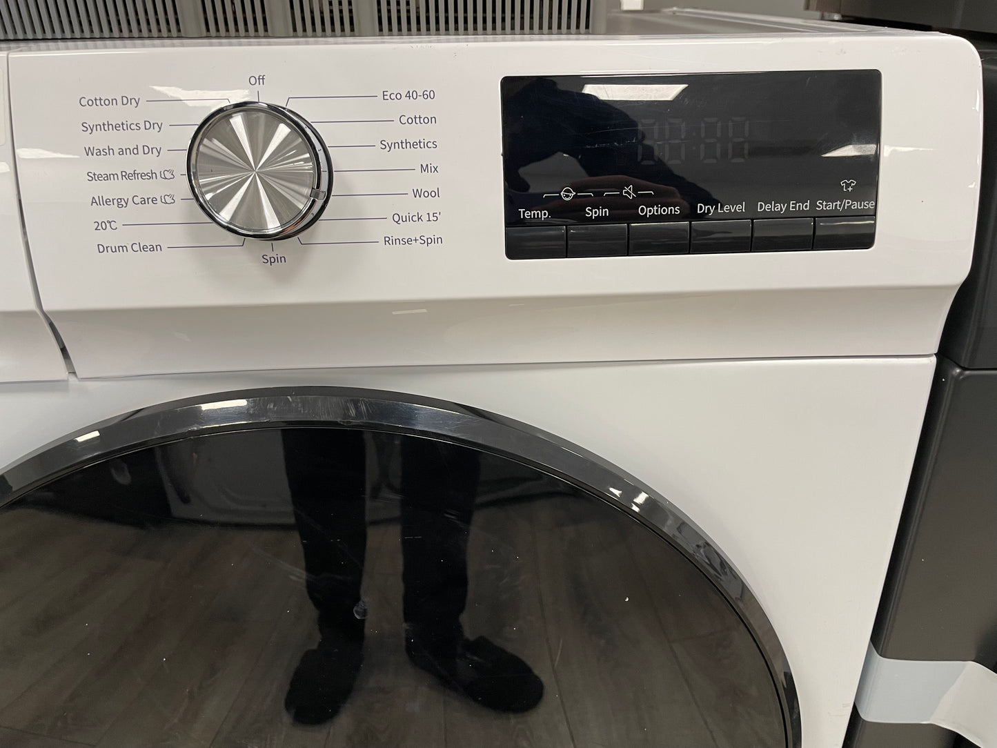 HISENSE 3 Series WDQA8014EVJM 8 kg Washer Dryer - White