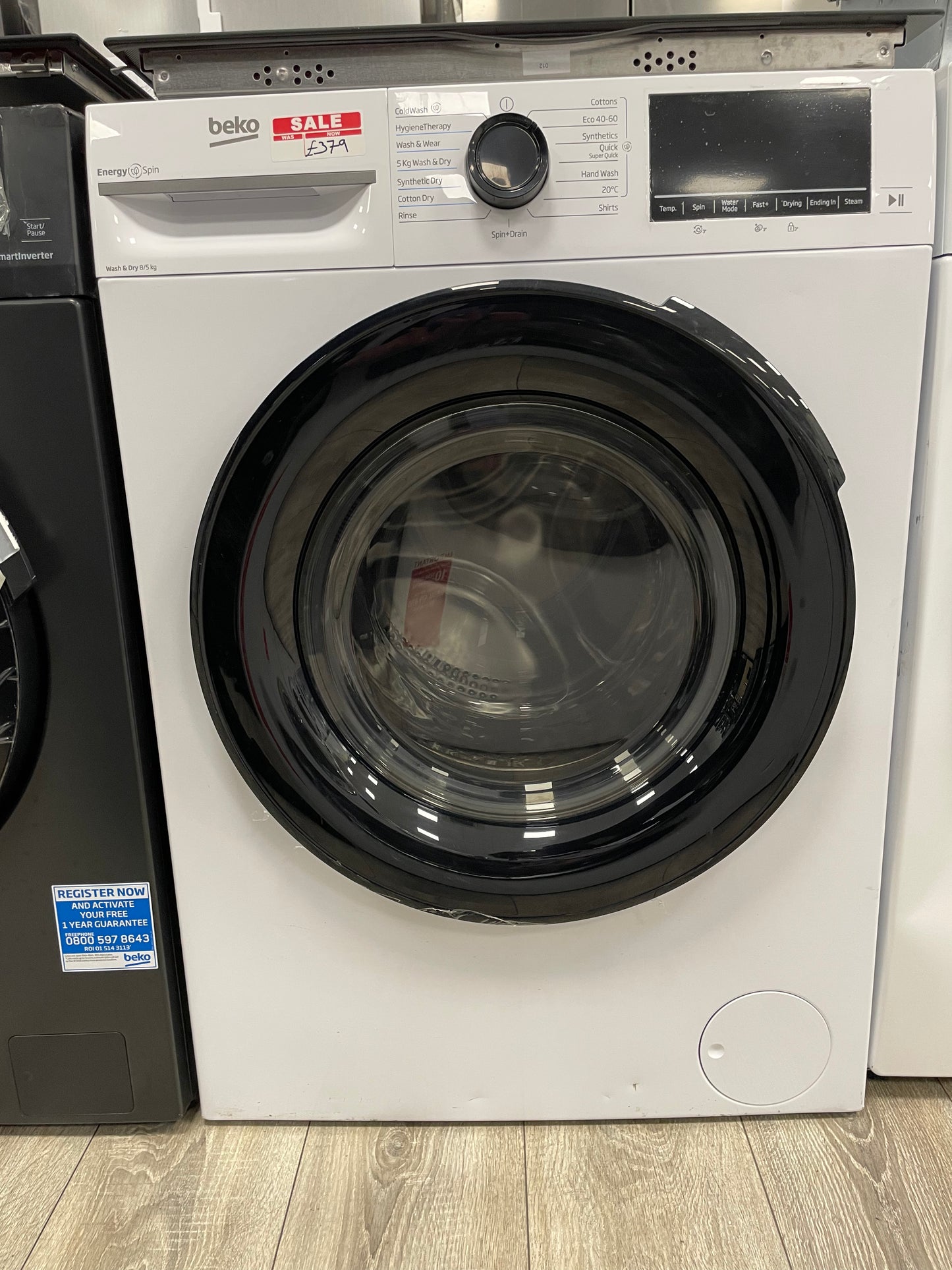 BEKO Pro BM3DT68342W 8 kg Washer Dryer - White