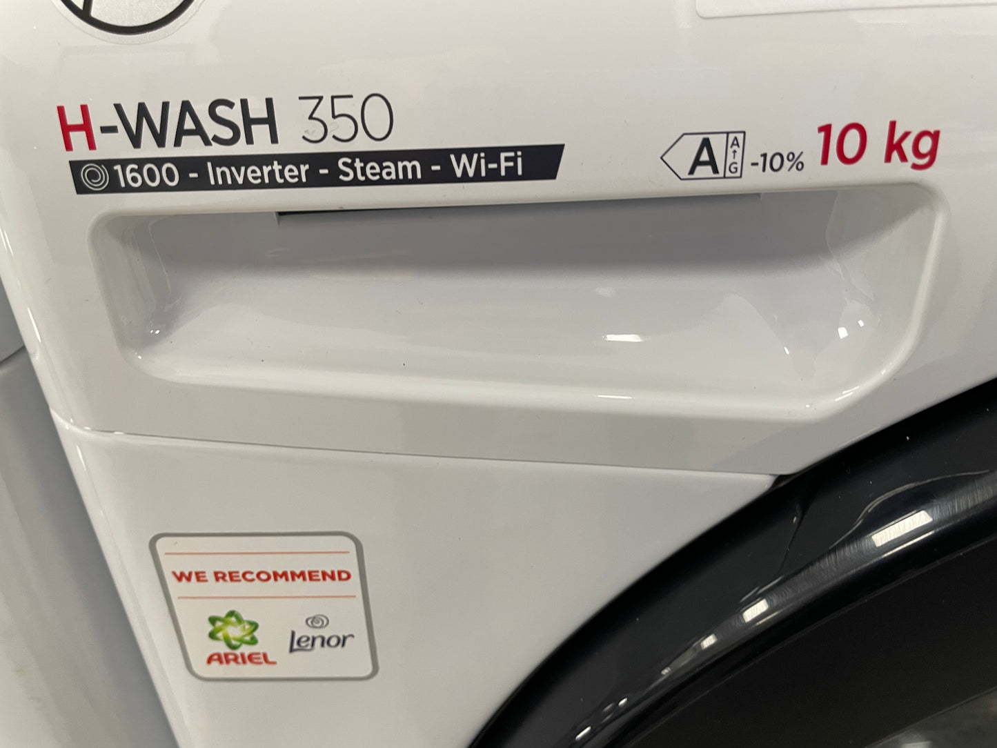 HOOVER H-Wash 350 H3WPS6106TAMB6-80 WiFi-enabled 10kg 1600rpm Washing Machine - White