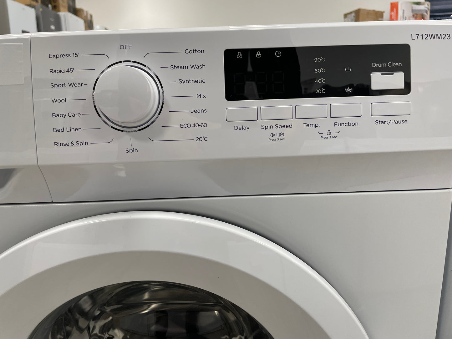 LOGIK L712WM23 7 kg 1200 Spin Washing Machine - White