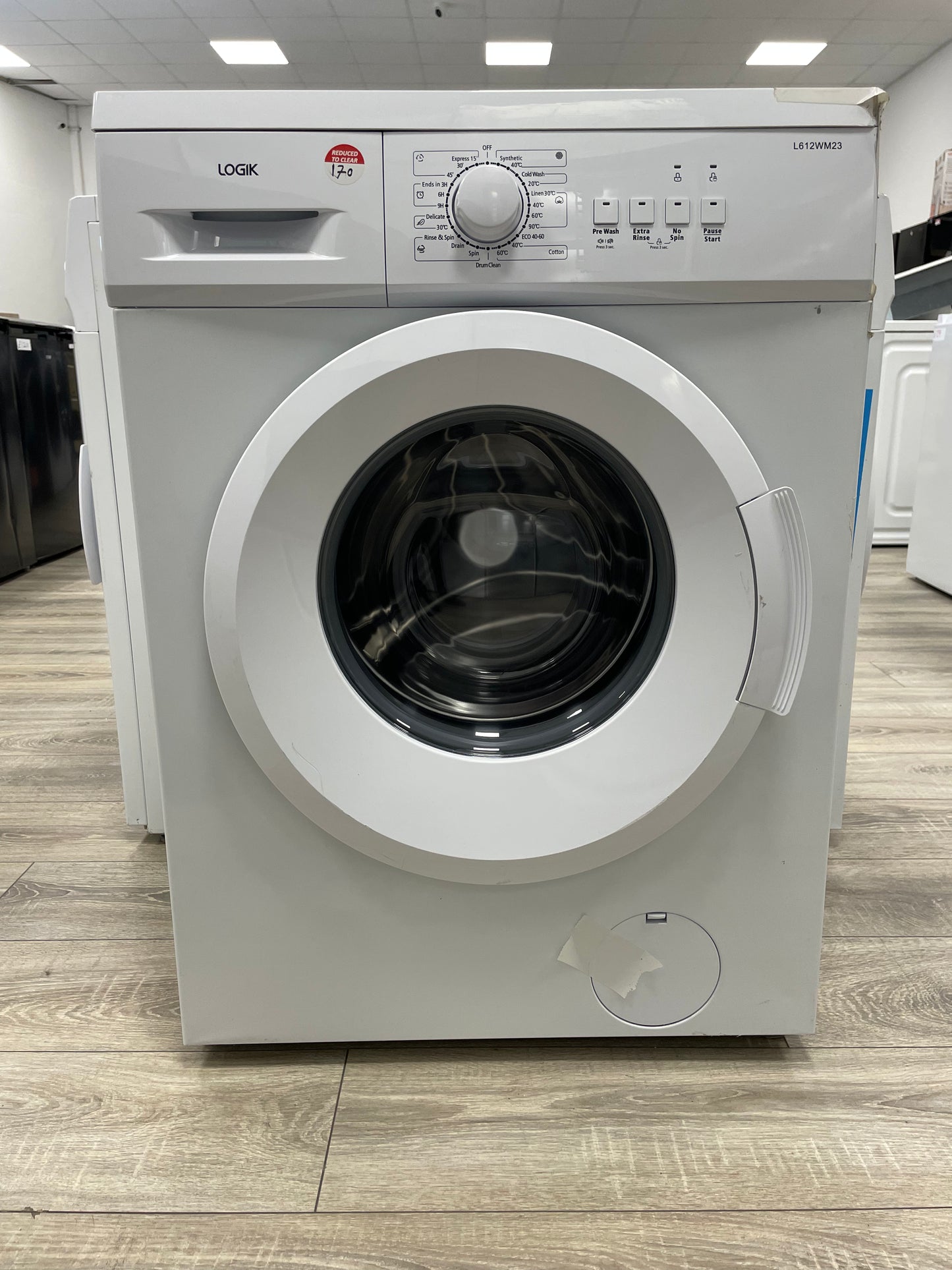 LOGIK L612WM23 6 kg 1200 Spin Washing Machine - White