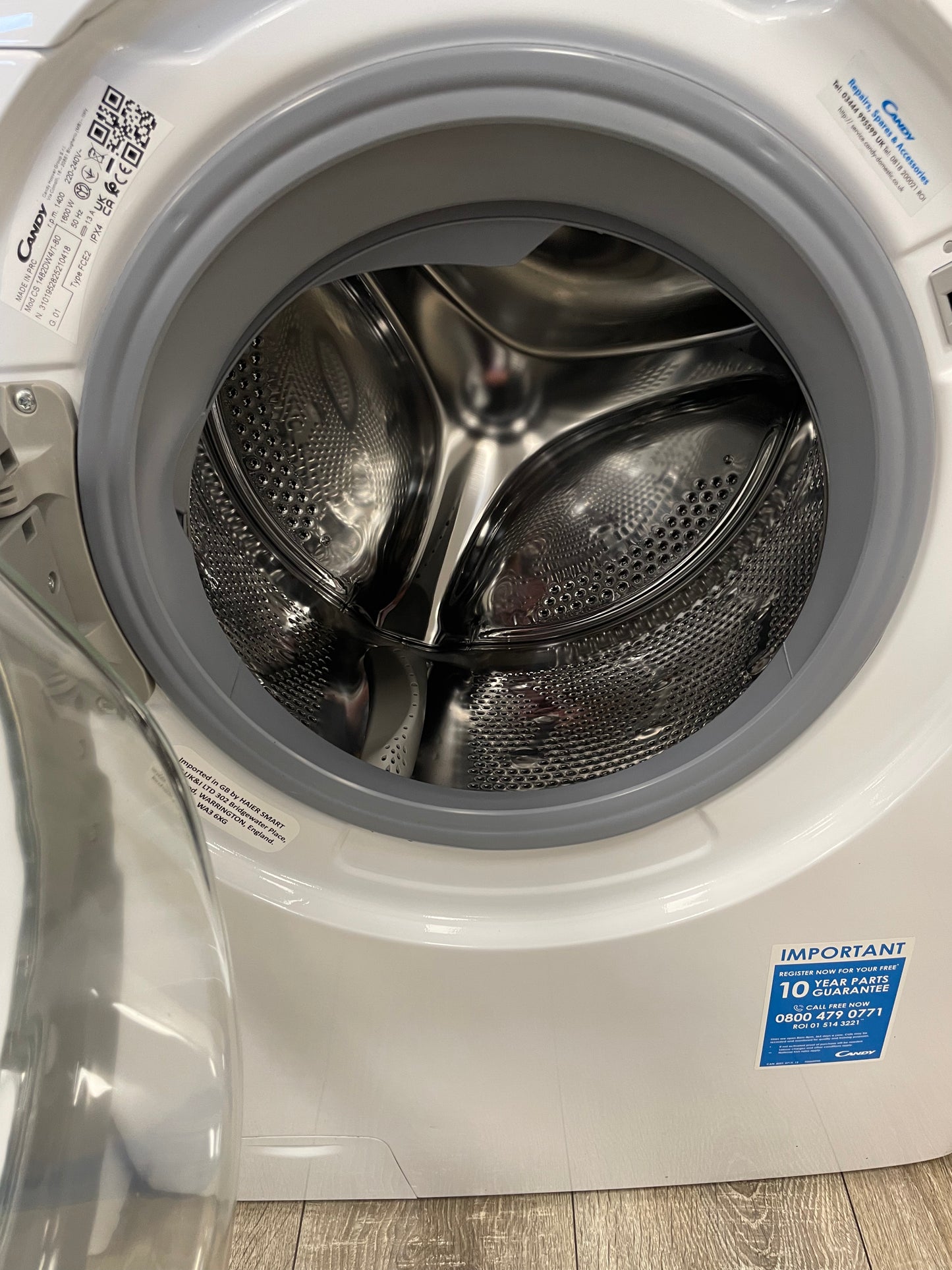 CANDY Smart CS 148TW4/1-80 NFC 8 kg 1400 Spin Washing Machine - White