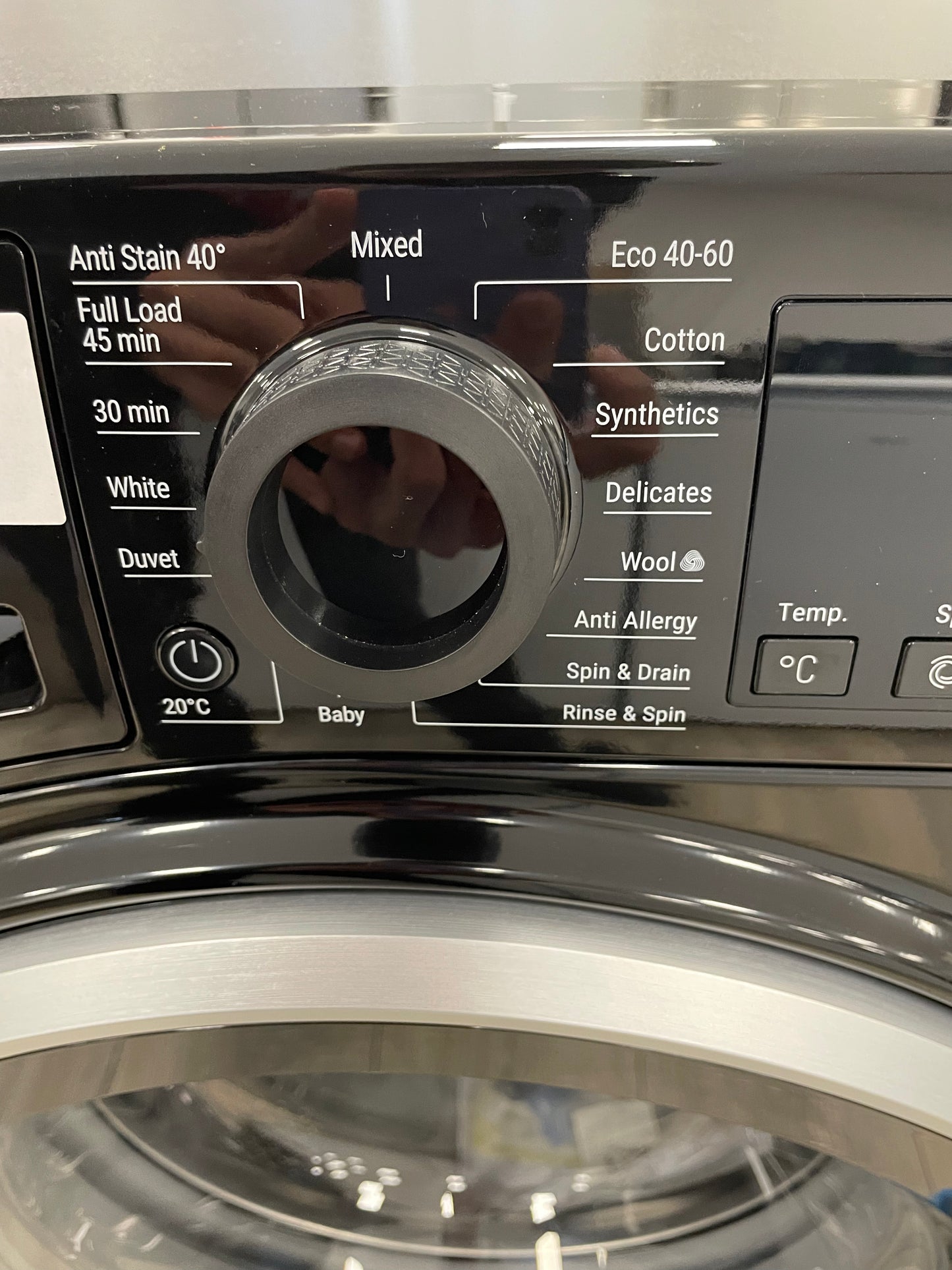 HOTPOINT Anti-Stain NSWM 1046 BS UK 10 kg 1400 Spin Washing Machine - Black