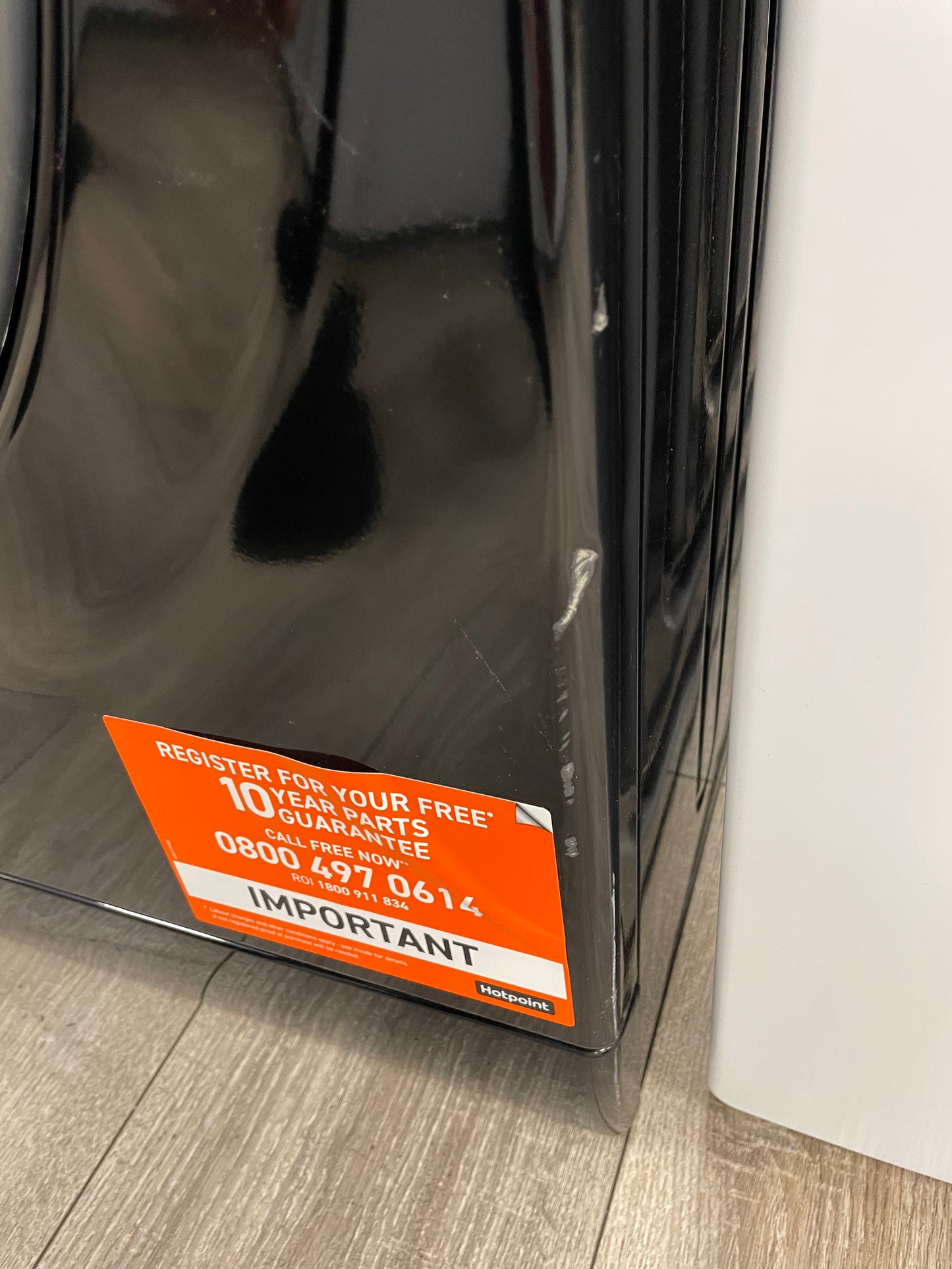 HOTPOINT Anti-Stain NSWM 1046 BS UK 10 kg 1400 Spin Washing Machine - Black