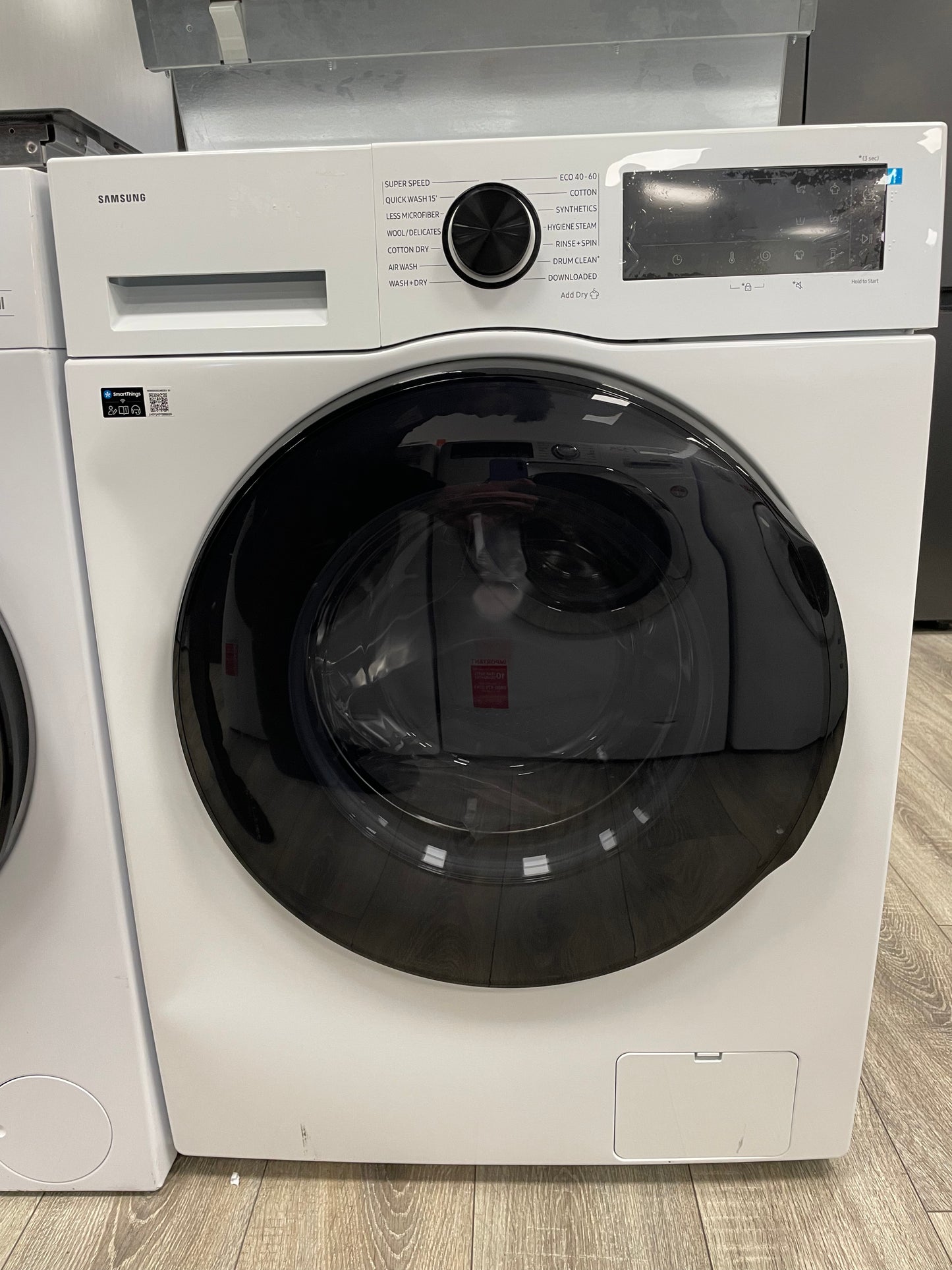 SAMSUNG Series 5 AI Energy Ecobubble WD90DG5G34BEEU WiFi-enabled 9 kg Washer Dryer - White