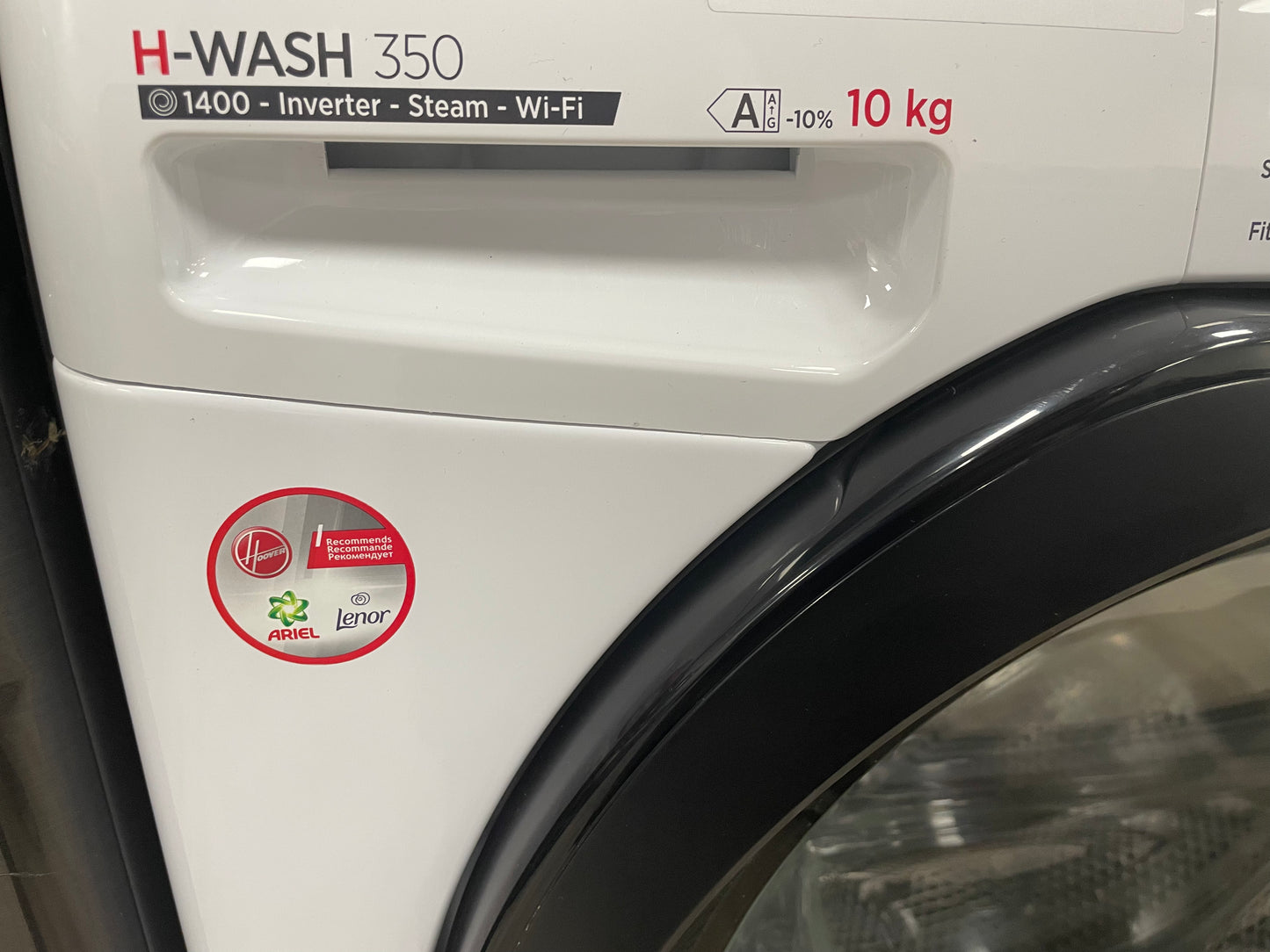 HOOVER H-Wash 350 H3WPS4106TM6-80 WiFi-enabled 10 kg 1400 Spin Washing Machine - White