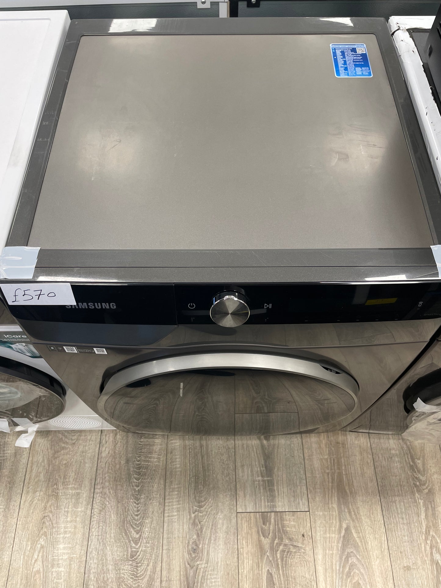 SAMSUNG Series 9 AI Energy DV90T8240SX/S1 WiFi-enabled 9 kg Heat Pump Tumble Dryer - Graphite