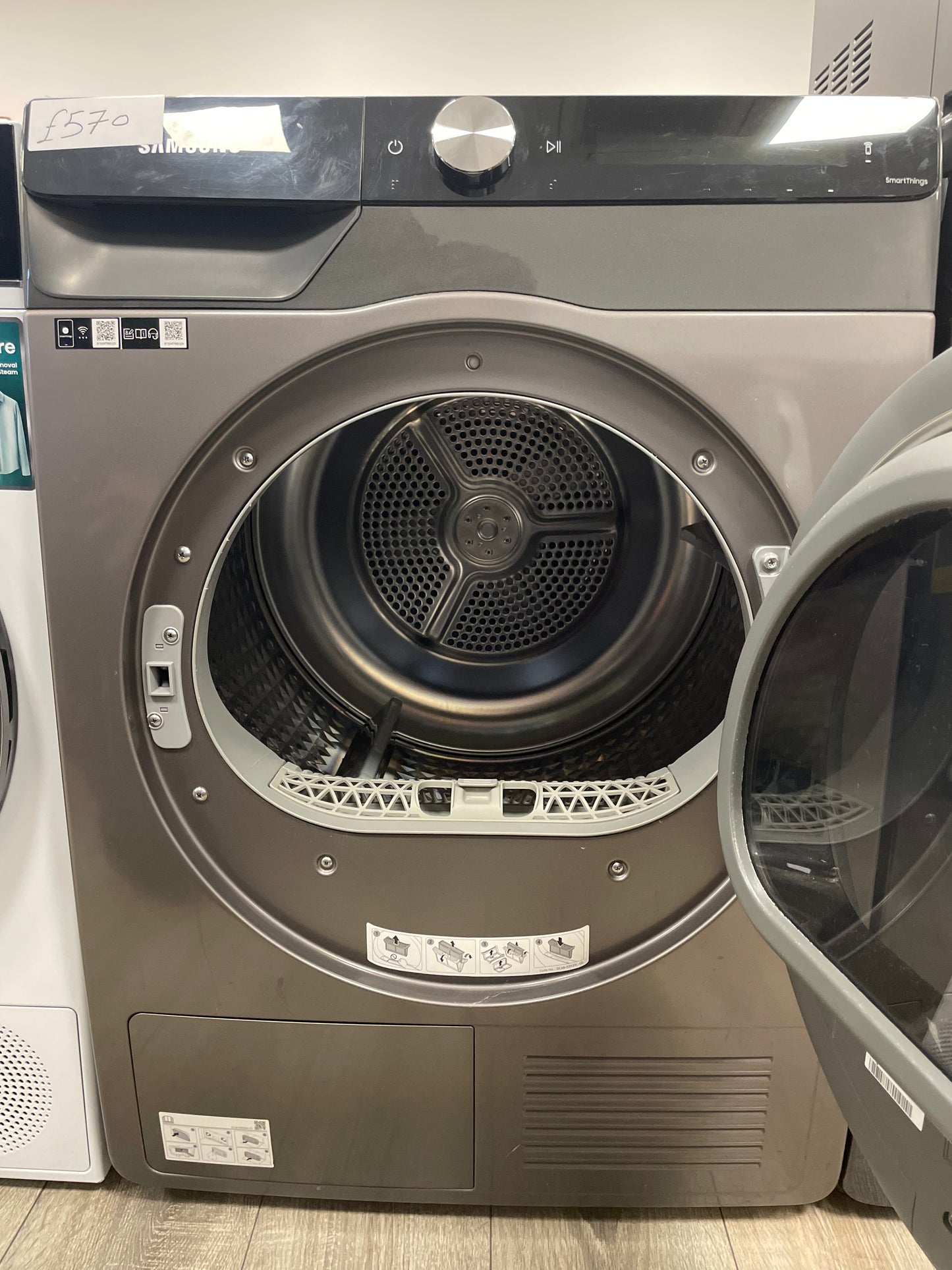 SAMSUNG Series 9 AI Energy DV90T8240SX/S1 WiFi-enabled 9 kg Heat Pump Tumble Dryer - Graphite