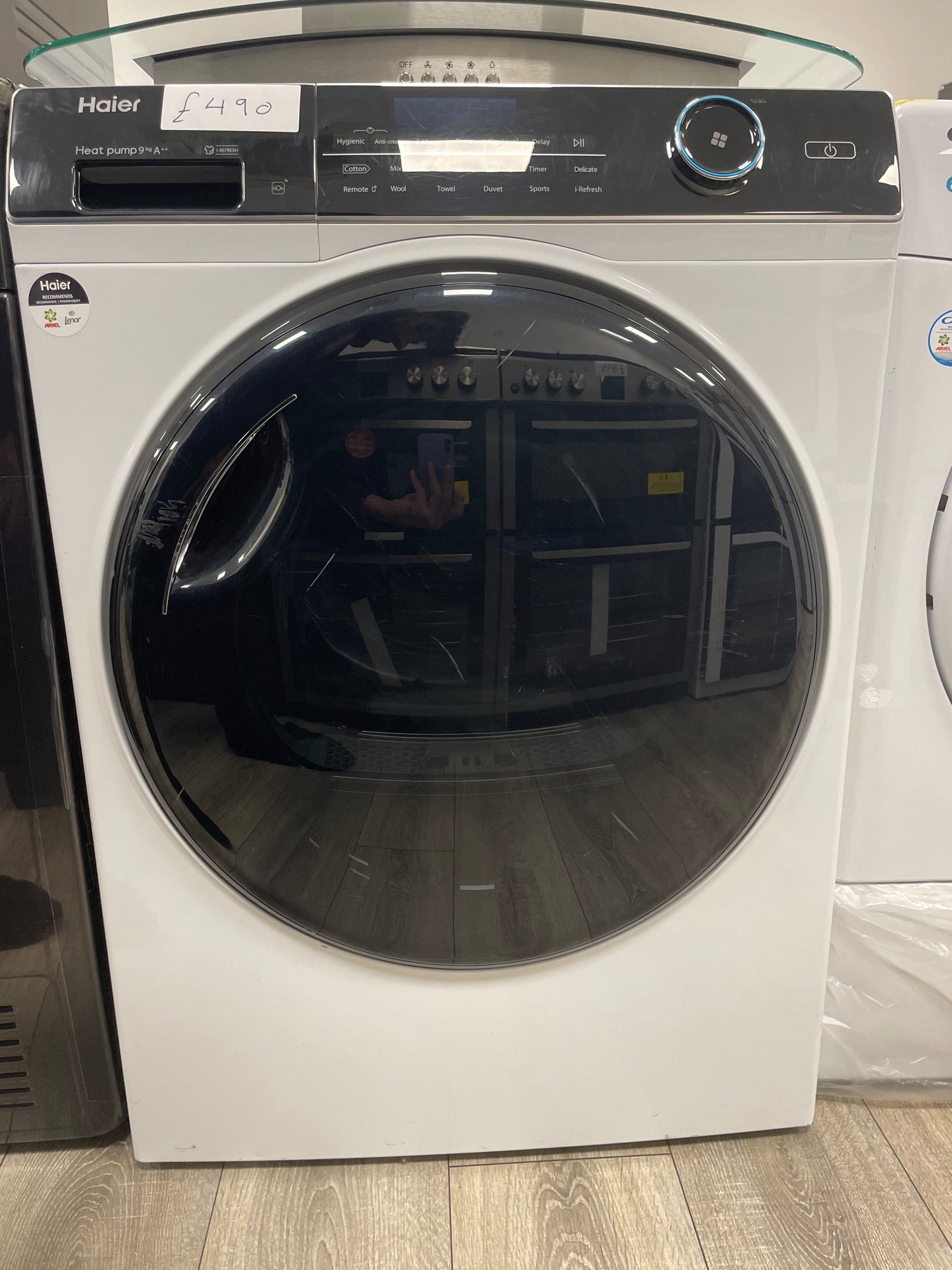 HAIER 959 Series HD90-A2959 WiFi-enabled 9 kg Heat Pump Tumble Dryer - White