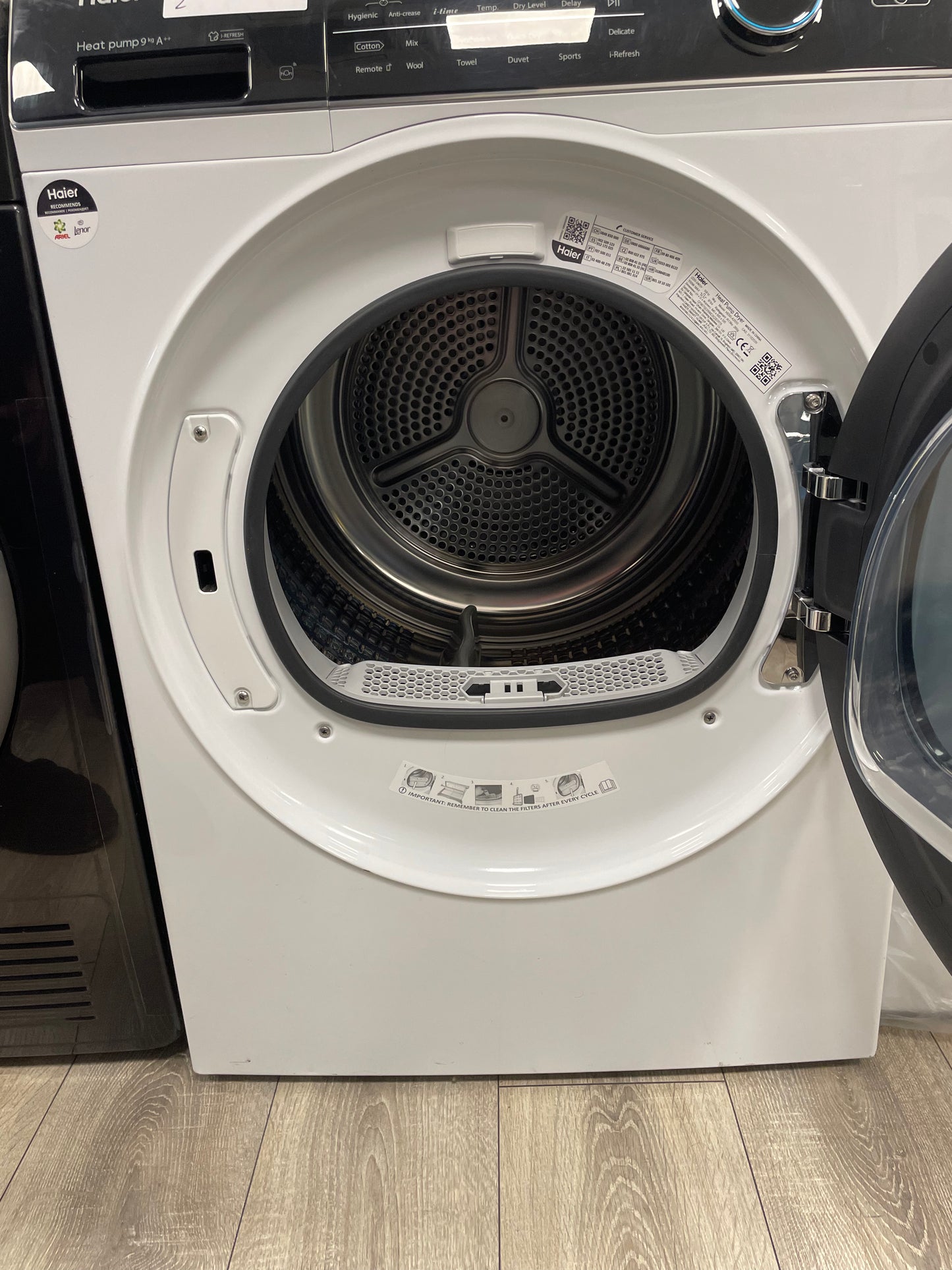 HAIER 959 Series HD90-A2959 WiFi-enabled 9 kg Heat Pump Tumble Dryer - White