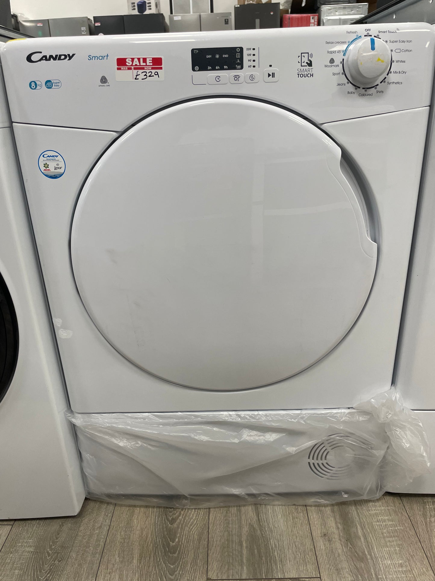 Candy CSEC8LF-80 8KG Condenser Tumble Dryer - White