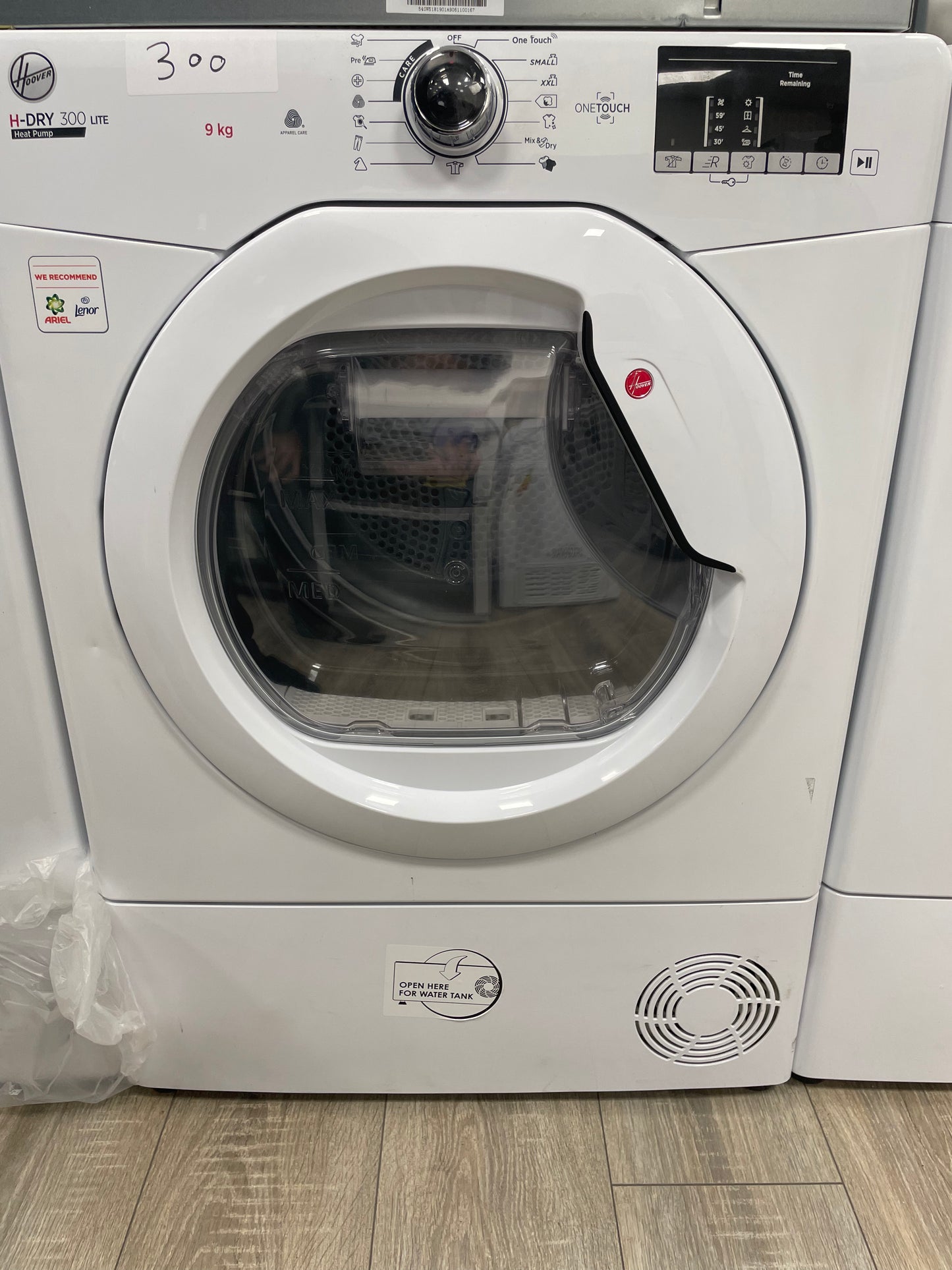 HOOVER H-Dry 300 HLE H9A2DE-80 NFC 9 kg Heat Pump Tumble Dryer - White