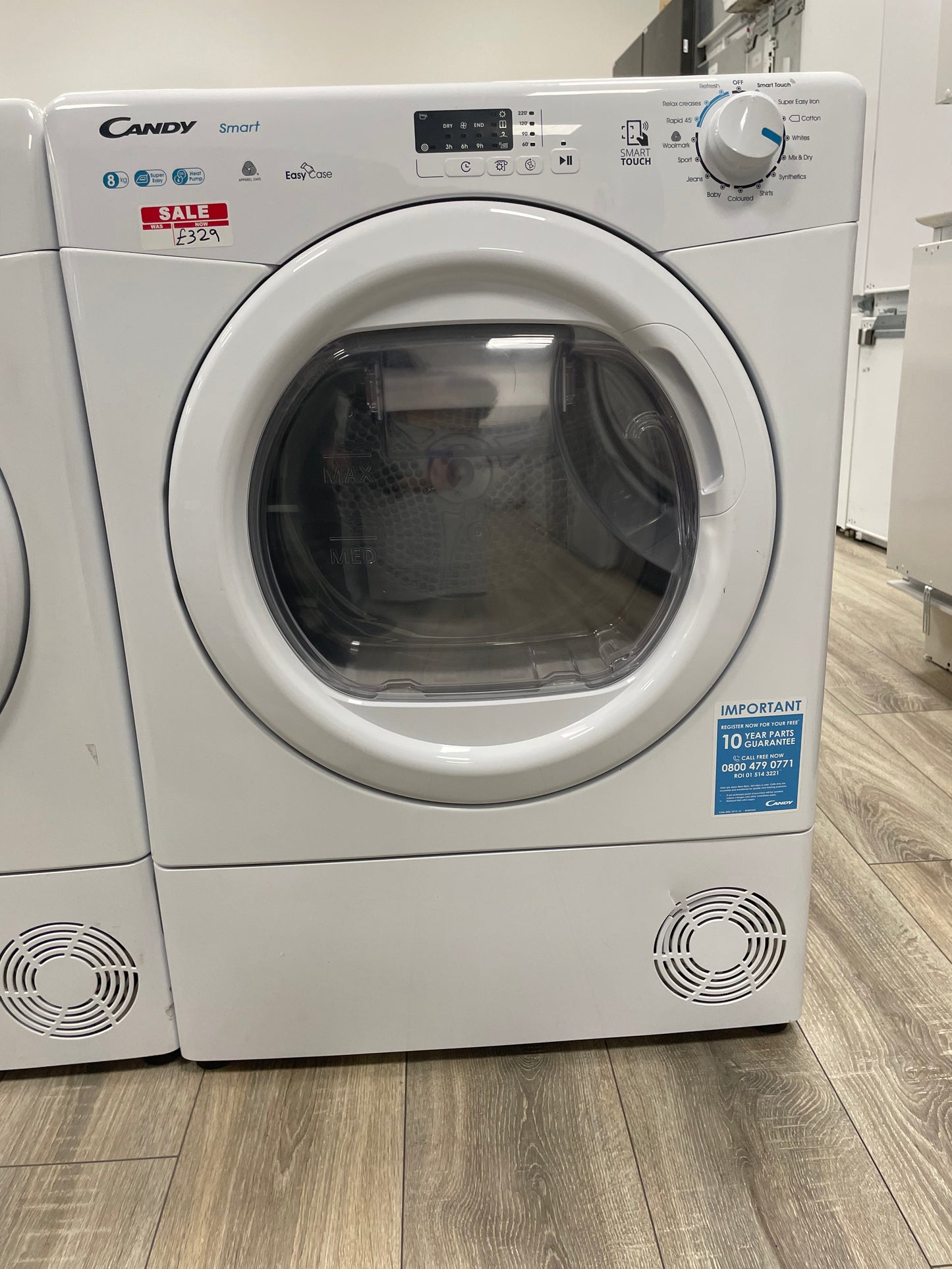 CANDY CSE H8A2LE NFC 8 kg Heat Pump Tumble Dryer - White