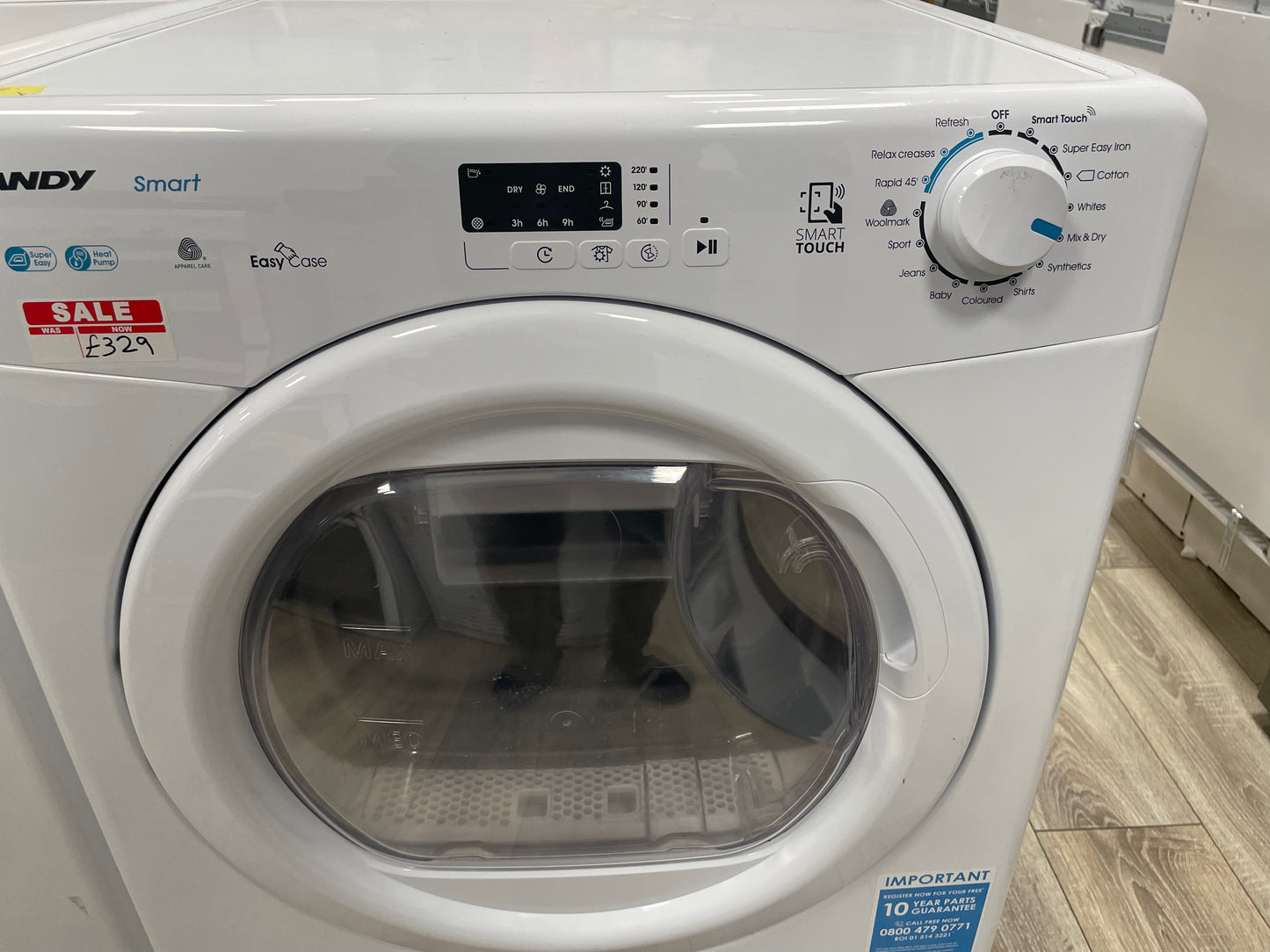 CANDY CSE H8A2LE NFC 8 kg Heat Pump Tumble Dryer - White