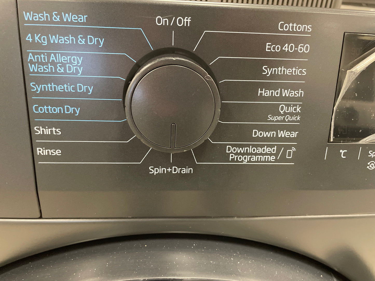 BEKO WDK742421A Bluetooth 7 kg Washer Dryer - Black
