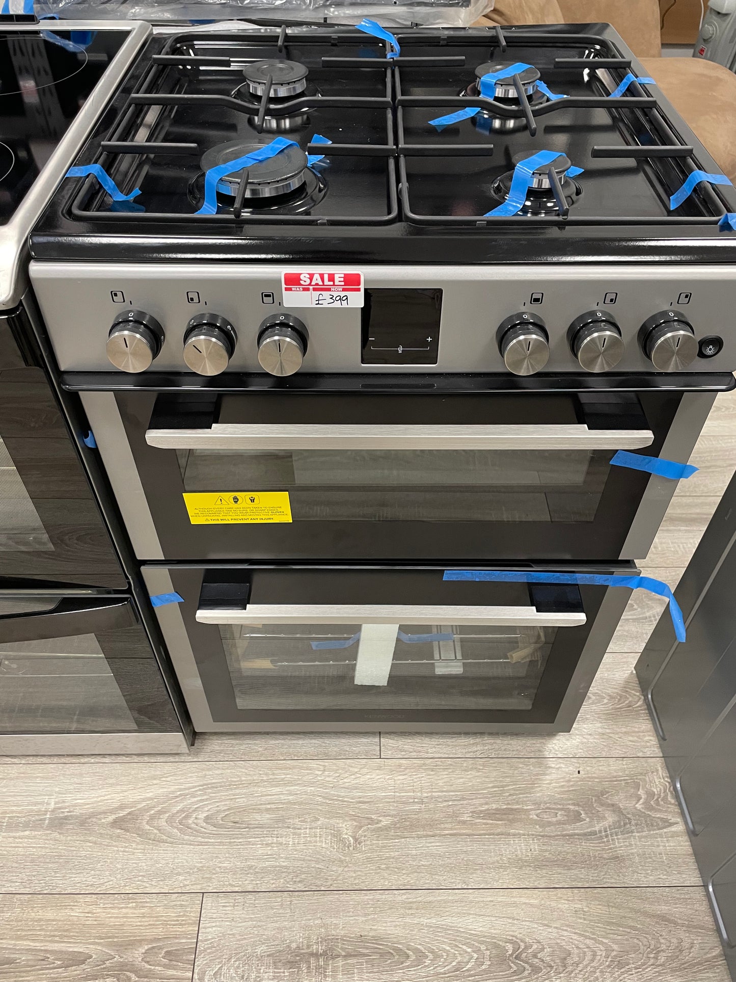 KENWOOD KTG606S22 60 cm Gas Cooker - Silver