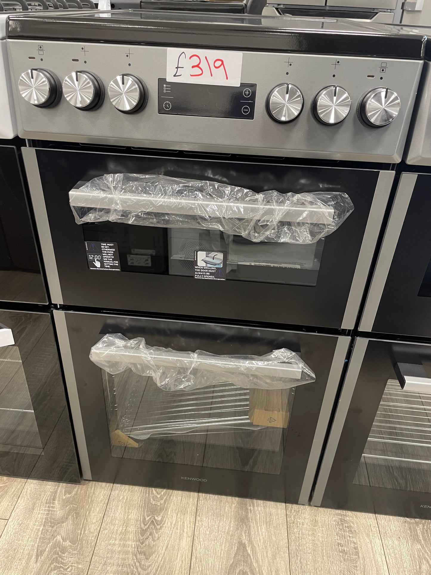 KENWOOD KTC50S25 50 cm Electric Ceramic Cooker - Silver