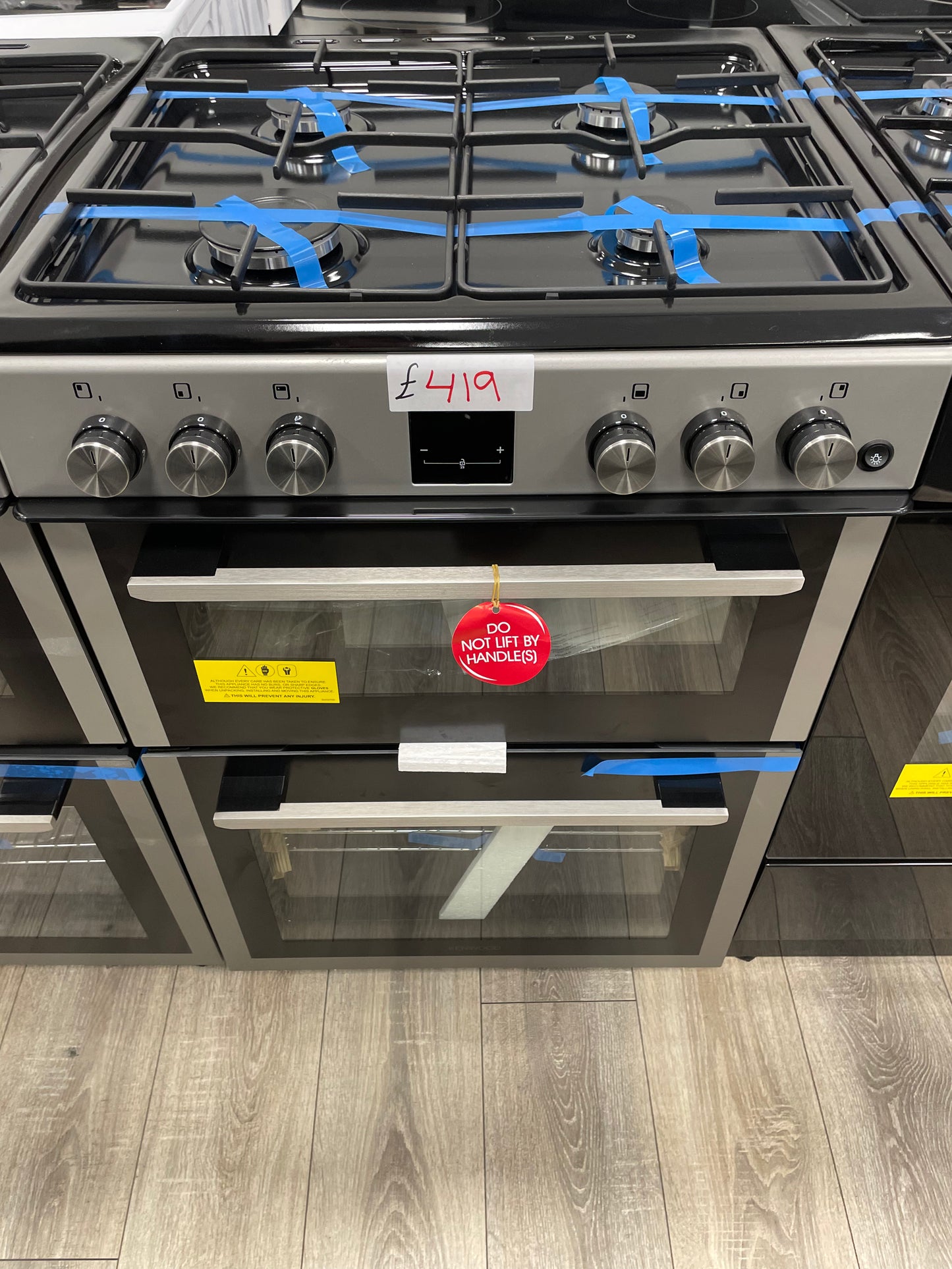 KENWOOD KTG606S22 60 cm Gas Cooker - Silver