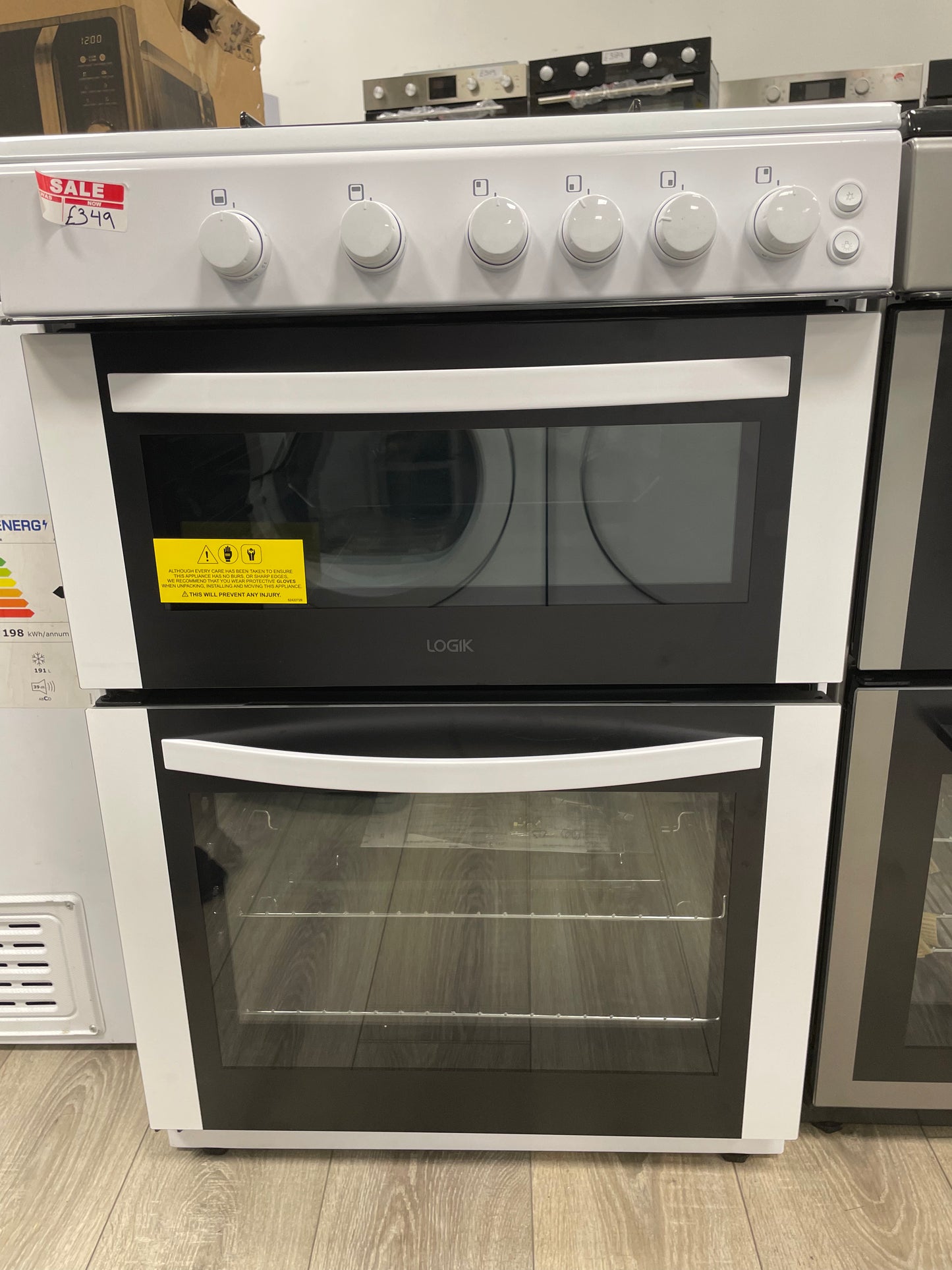 LOGIK LFTG60W22 60 cm Gas Cooker - White