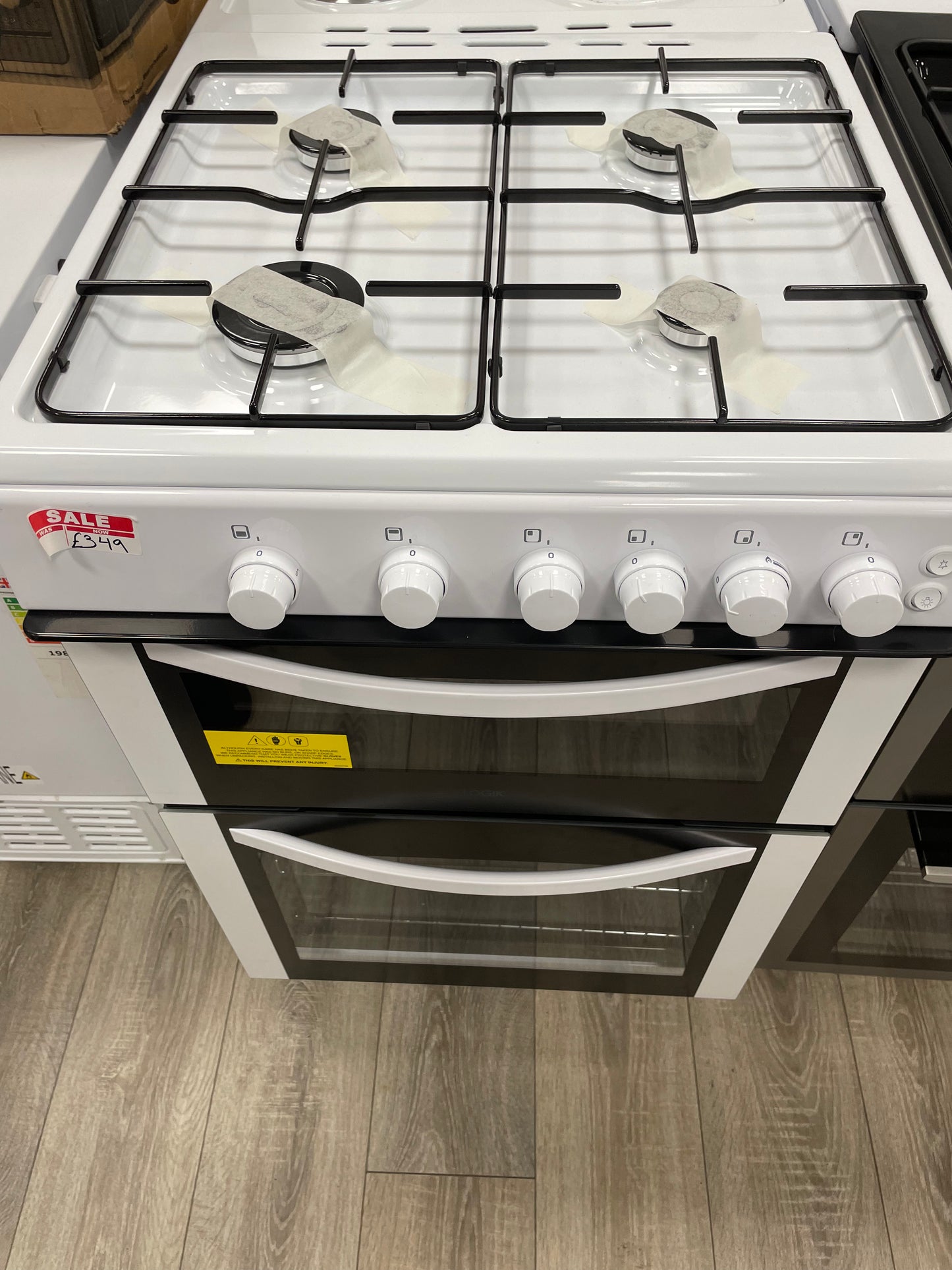 LOGIK LFTG60W22 60 cm Gas Cooker - White