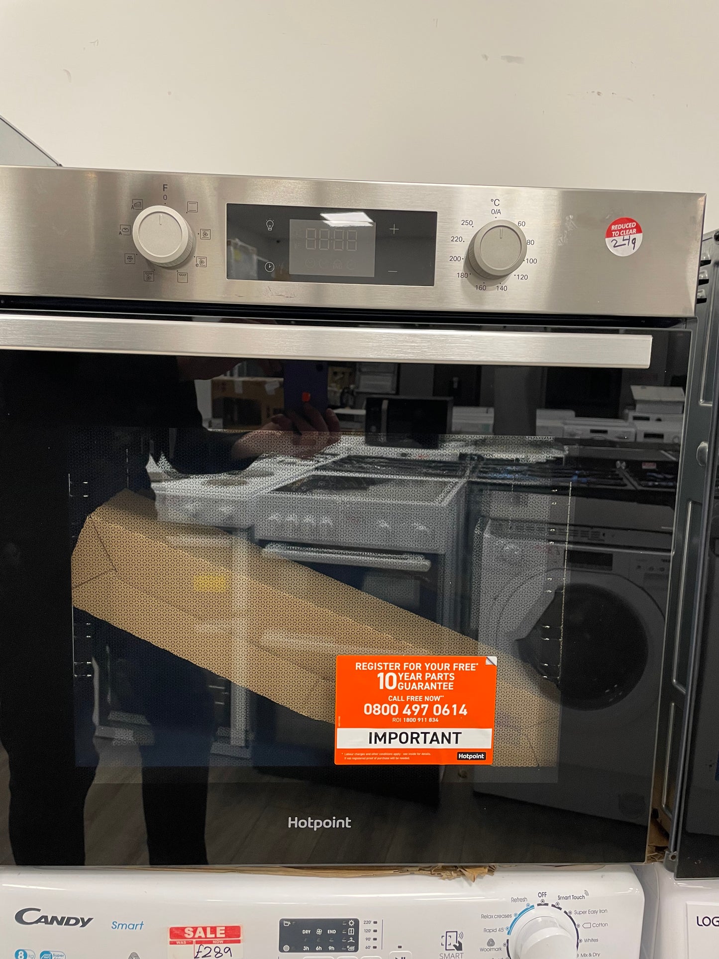 HOTPOINT Class 2 Multiflow HO 255H X UK Plug-in Electric Fan Oven - Stainless Steel