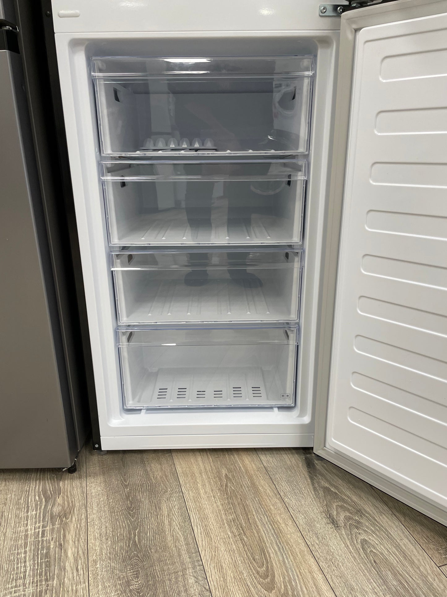 Indesit IB55732BUK 182cm 50/50 Fridge Freezer - Black - E Rated