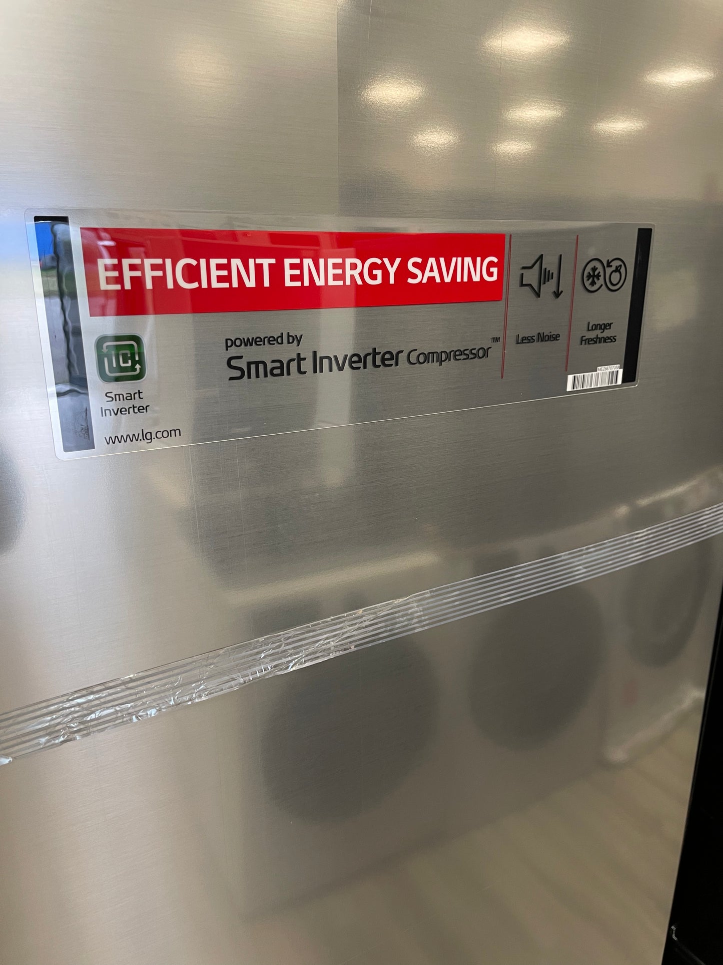 LG NatureFRESH GBV22NCCPY 70/30 Fridge Freezer - Prime Silver