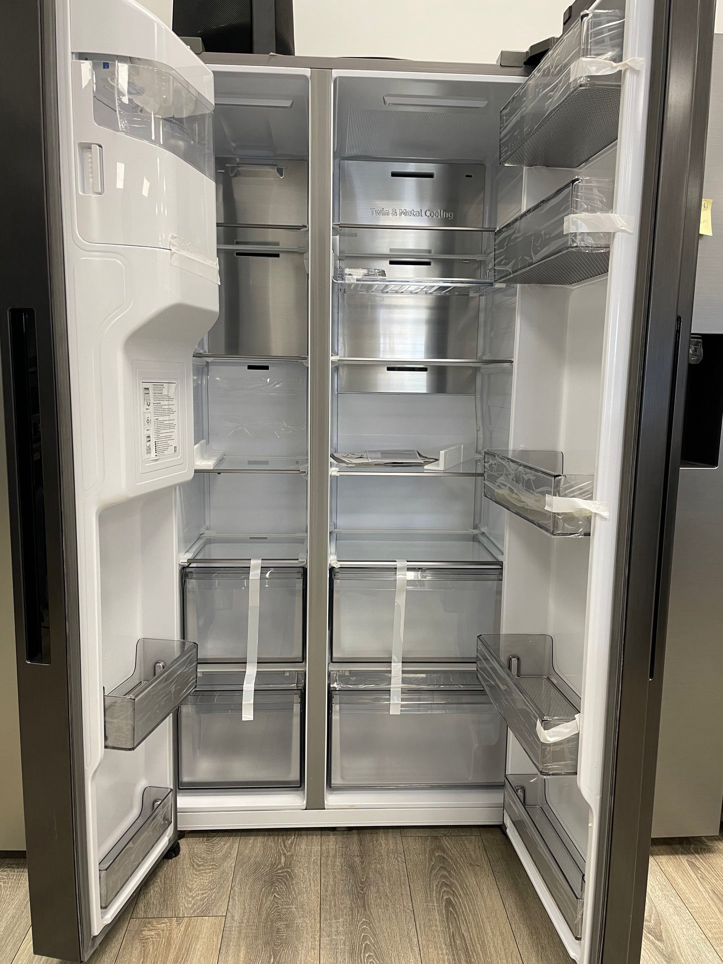 SAMSUNG 8 Series SpaceMax RS68A884CB1/EU American-Style Smart Fridge Freezer - Black Stainless Steel
