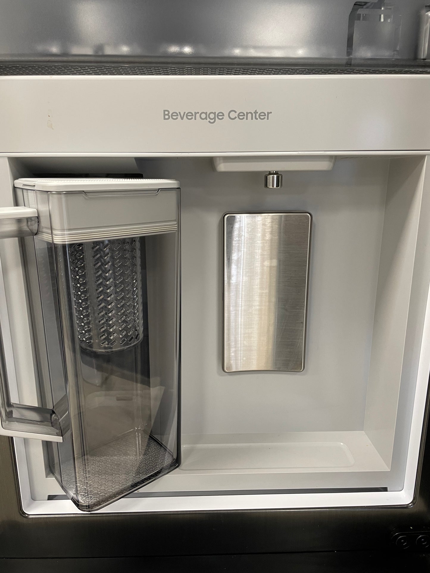 SAMSUNG Series 9 Beverage Center RH69B8931B1/EU American-Style Fridge Freezer - Black Stainless