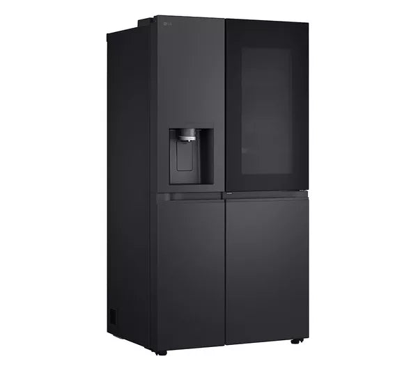 LG InstaView GSXE91EVAD American-Style Smart Fridge Freezer - Black Steel