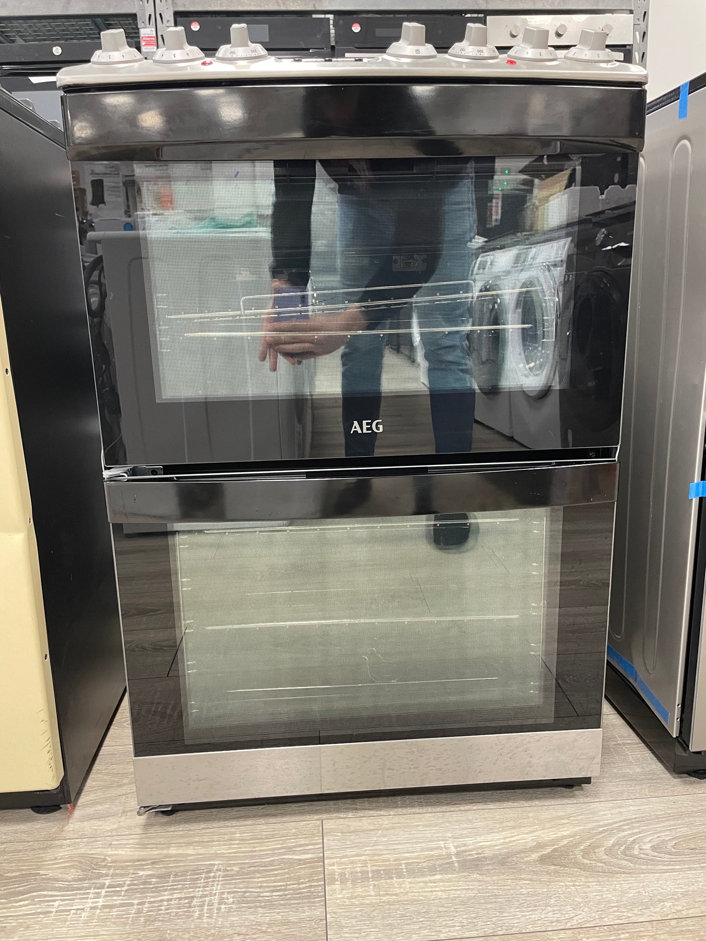 AEG CCS6741ACM 60 cm Electric Ceramic Cooker - Stainless Steel