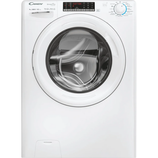 Candy Smart Pro Inverter CSO686TWM6-80 8kg WiFi Connected Washing Machine with 1600 rpm - White - A Rated