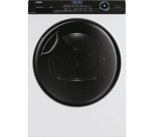 HAIER 959 Series HD90-A2959 WiFi-enabled 9 kg Heat Pump Tumble Dryer - White