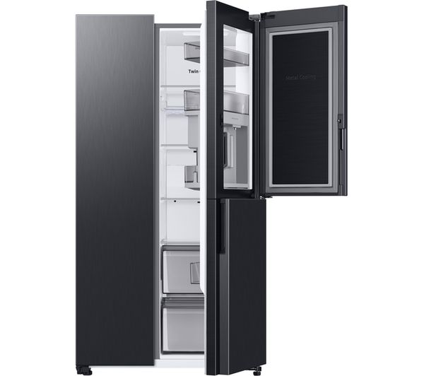 SAMSUNG Series 9 Beverage Center RH69B8931B1/EU American-Style Fridge Freezer - Black Stainless