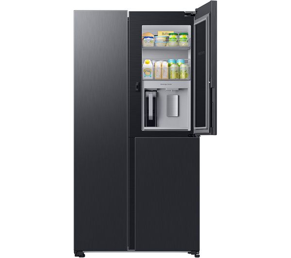SAMSUNG Series 9 Beverage Center RH69CG895DB1EU Smart American-Style Fridge Freezer - Black