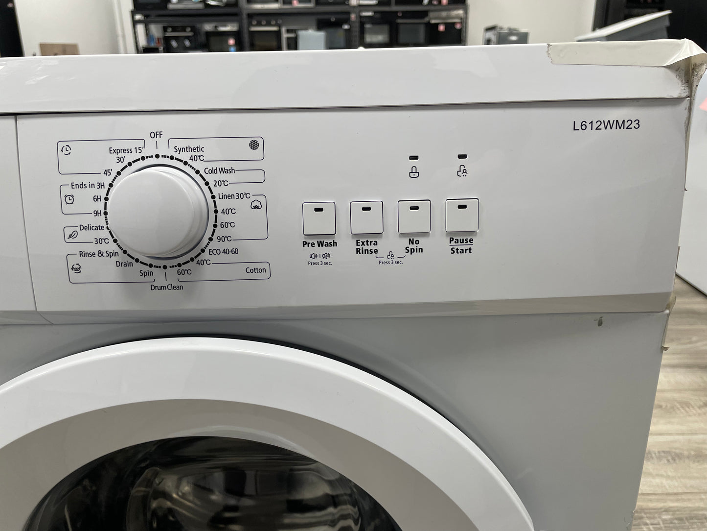 LOGIK L612WM23 6 kg 1200 Spin Washing Machine - White