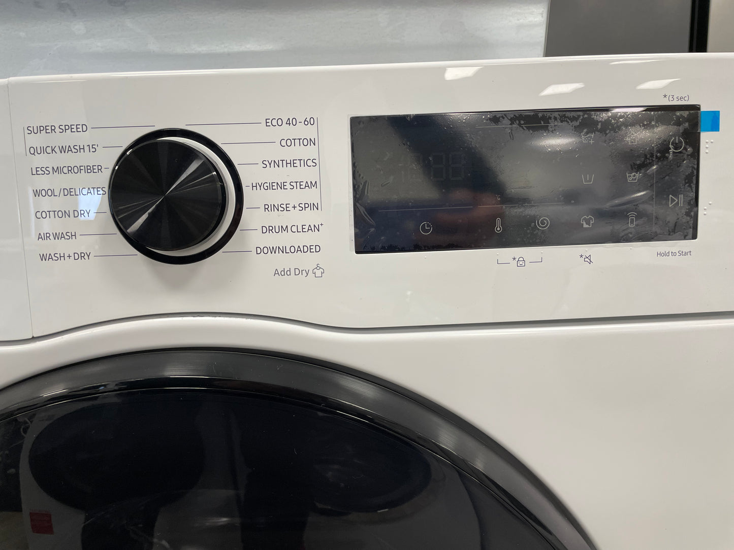 SAMSUNG Series 5 AI Energy Ecobubble WD90DG5G34BEEU WiFi-enabled 9 kg Washer Dryer - White